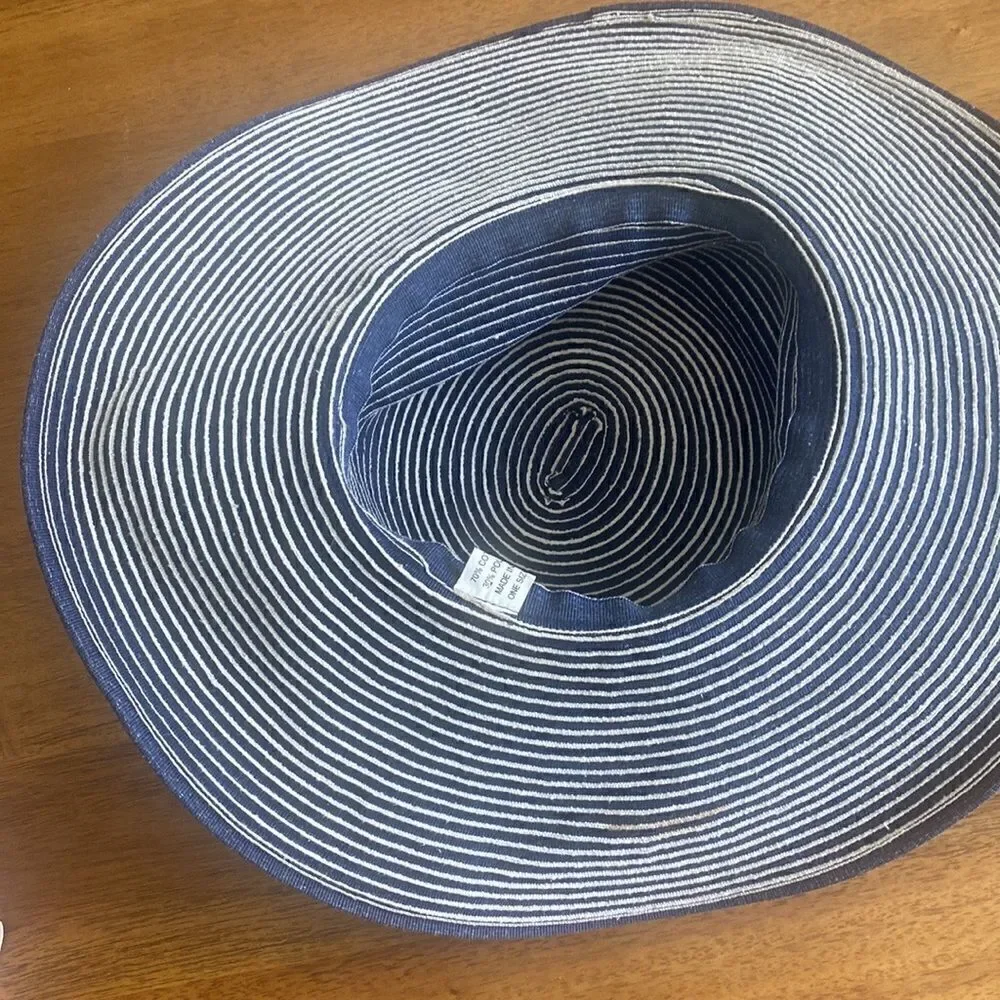 Wide Brimmed Beach Hat O/S